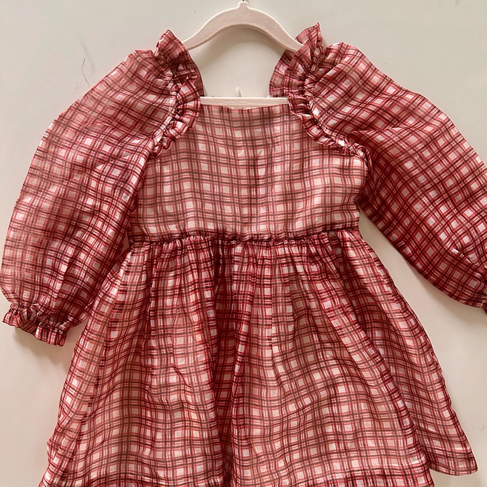 J. Crew Kids Red Plaid Dress